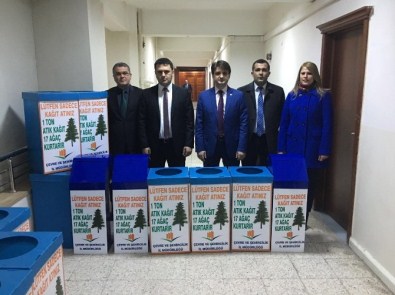 Iğdır'da 'Atık Kağıdım Ağaç Oldu' Projesi