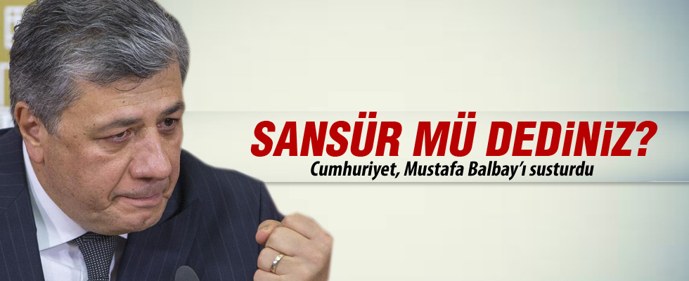 Mustafa Balbay kovuldu