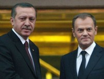 Cumhurbaşkanı Erdoğan, AB Konseyi Başkanı Tusk ile görüştü