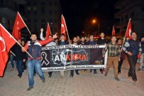 ERTUĞRUL GÜNAY - Demre'de Teröre Lanet Yürüyüşü Düzenlendi