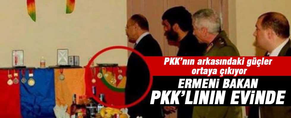 Ermenistan Bakanı'ndan PKK'lıya taziye ziyareti