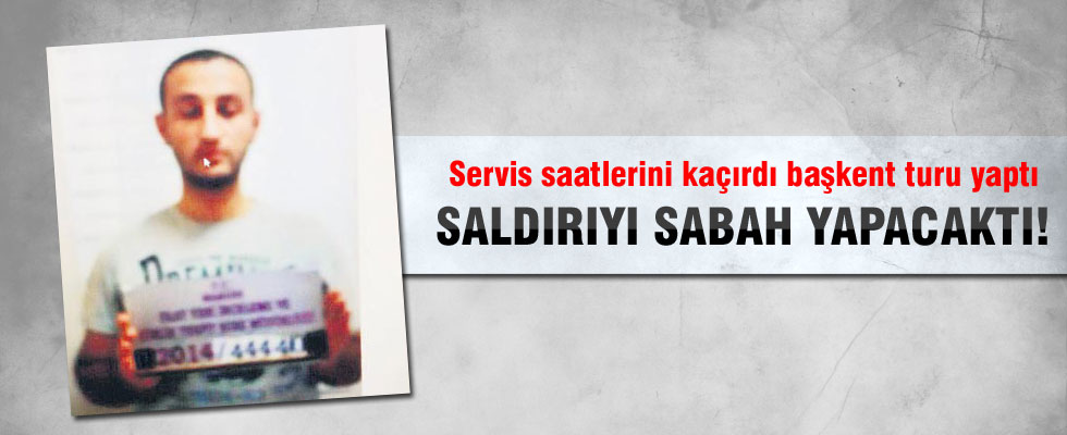 Terörist Salih Neccar saldırıyı sabah yapacaktı