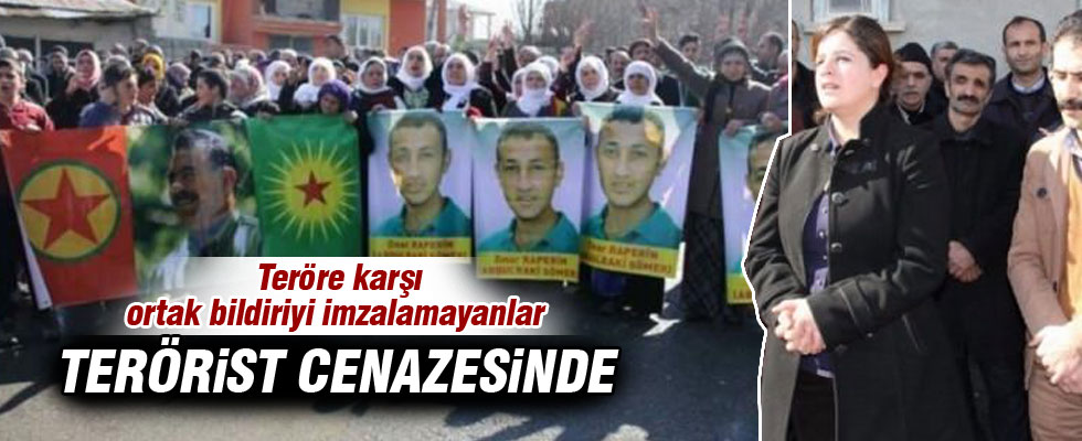 Ankara bombacısının taziyesine katılan HDP'li