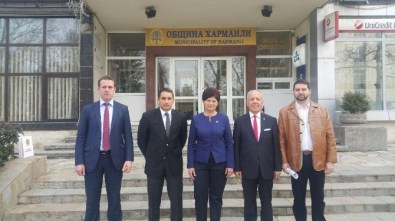 Edirne Heyetinden Harmanlı Belediyesi'ne İade-İ Ziyaret