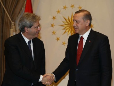 Erdoğan, İtalyan Bakanı kabul etti