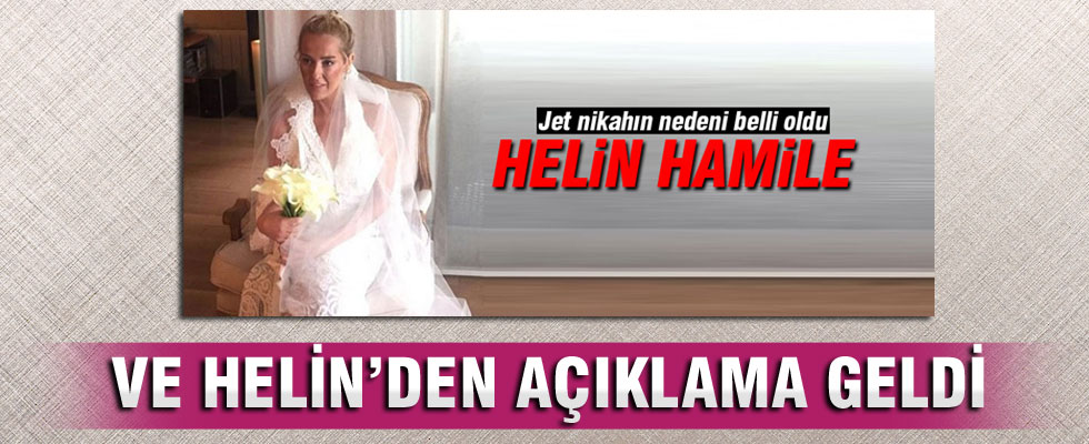 Helin Avşar'dan hamilelik iddialarına yanıt gecikmedi