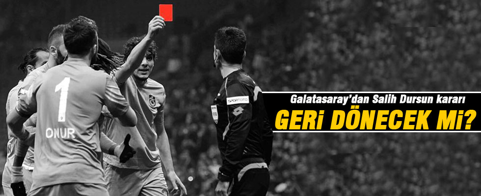 Galatasaray, Salih Dursun kararını açıkladı