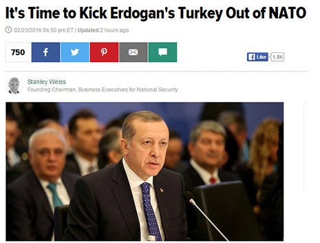 ABD'li gazete Erdoğan'ı hedef aldı