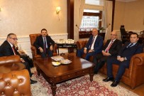 SEBAHATTİN ÖZTÜRK - Başkan Ergün İçişleri Bakanlığı'nı Ziyaret Etti