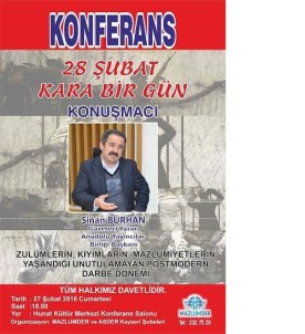 Gazeteci Yazan Sinan Burhan Postmodern Darbe Dönemini Anlatacak