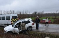 SERPIL YıLDıZ - Sinop'ta Trafik Kazası Açıklaması 2 Yaralı