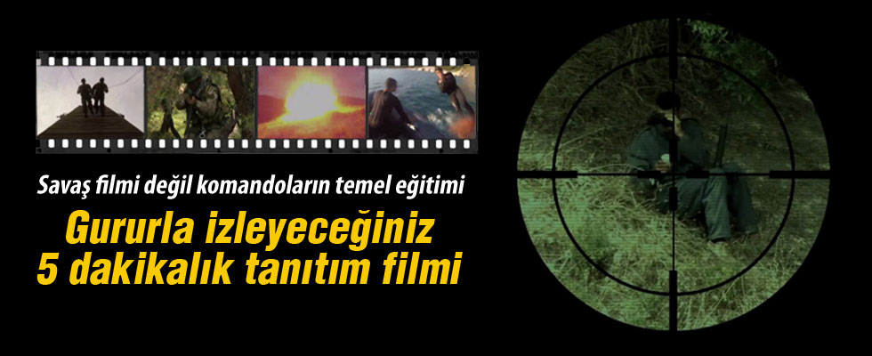 Teröristlere korku salan gözü pek komandolar!