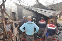 Ahırda Çıkan Yangında 4 Koyun Telef Oldu