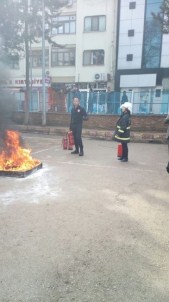 Okulda Yangın Tatbikatı