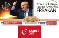 Van'da Erbakan'ı Anma Ve Anlama Programı