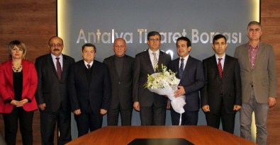 Vergi Dairesi Başkanı Akca'dan ATB'ye Ziyaret