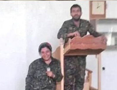 YPG'li teröristler İslam'a büyük saygısızlık
