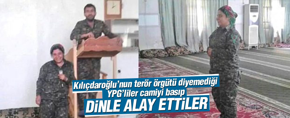YPG'li teröristler İslam'a büyük saygısızlık