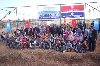 Karaali Mahallesi Abdullah Issı Çok Amaçlı Spor Sahası Hizmete Açıldı