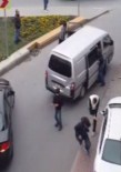 Otomobil hırsızlarına bir kamyon dayak!