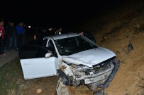 Tokat'ta Otomobil Şarampole Uçtu Açıklaması 3 Yaralı