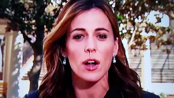 Muhabirin canlı yayında burnu akarsa