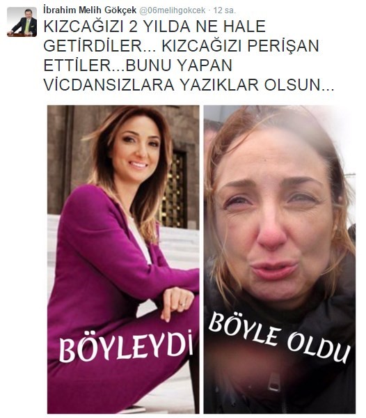 Melih Gökçek'ten Aylin Nazlıaka'yı kızdıracak paylaşım