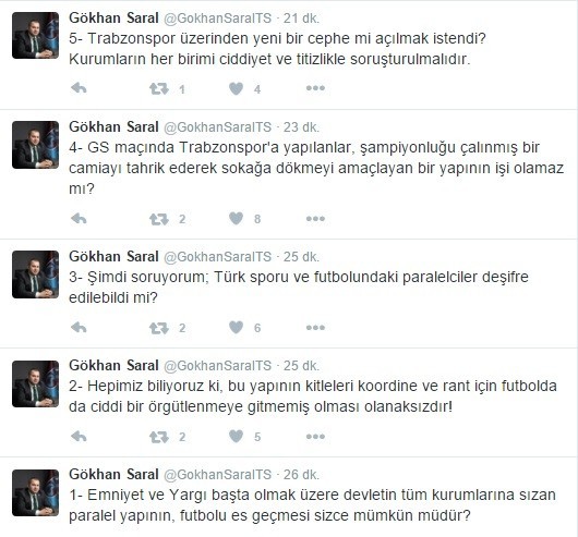 Gökhan Saral'dan paralel yapı iddiası
