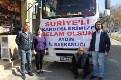 AK Parti Yardım Tırı Kilis'e Ulaştı