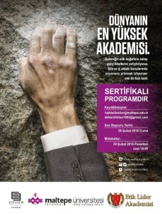 Etik Liderler Maltepe Üniversitesinde Yetişecek