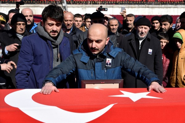 Gümüşhane şehidini uğurladı