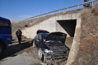 Akşehir'de Otomobil Şarampole Yuvarlandı Açıklaması Dört Yaralı