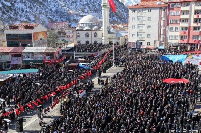 Gümüşhane şehidini uğurladı