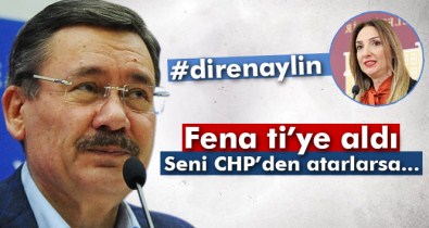 Melih Gökçek, Aylin Nazlıaka'yı Fena Ti'ye Aldı