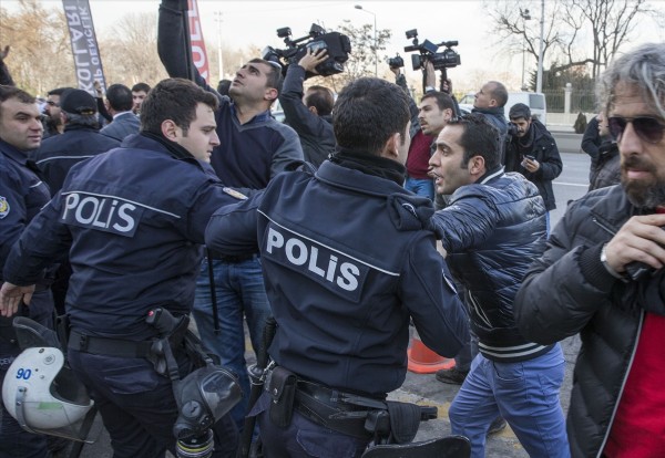 Ankara'da olaylı protesto
