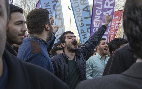 Ankara'da olaylı protesto