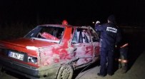 Ankara'da Otomobil Şarampole Yuvarlandı Açıklaması 1 Ölü, 4 Yaralı
