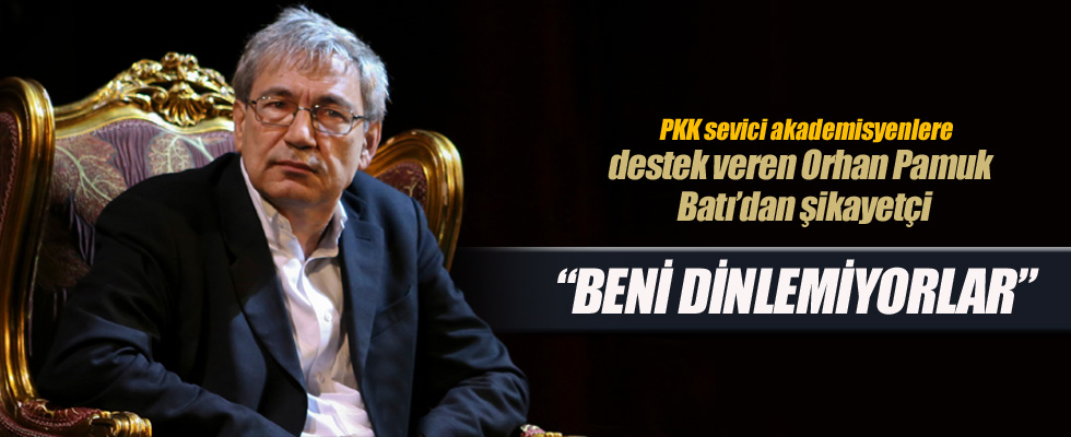 Orhan Pamuk: Batı'da insanlar beni dinlemiyor