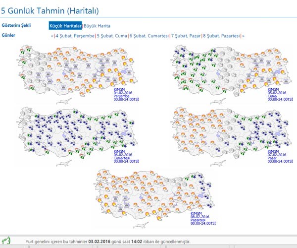 Meteoroloji'den kar uyarısı