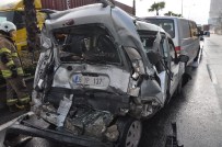 10 Araç Birbirine Girdi Açıklaması 5 Yaralı