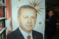 PORTRE - 41 Bin Raptiye İle Cumhurbaşkanı Erdoğan'ın Tablosunu Yapacak