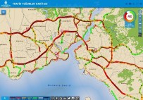 FATIH SULTAN MEHMET KÖPRÜSÜ - İstanbul'da Trafik Yoğunluğu Yüzde 90'A Ulaştı