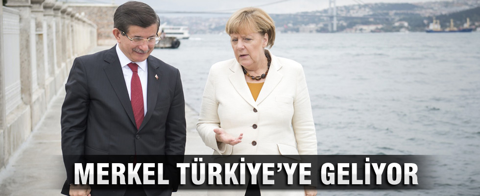 Merkel Türkiye'ye geliyor