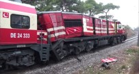 SÜLEYMANLı - Trenler Kafa Kafaya Çarpıştı Açıklaması 2 Yaralı