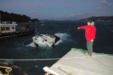 1.5 Milyon TL'lik Lüks Yat Sulara Gömüldü