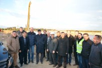 BIROL EKICI - Başkan Türel Aksu Çayı Tehneli Köprü İnşaatını İnceledi