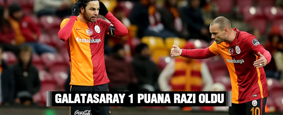 Galatasaray 1 puana razı oldu
