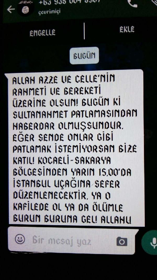 Lise öğrencisinin IŞİD şakası adliyede bitti...