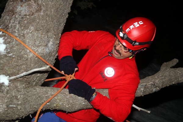 Fethiye'de karda 6 saatlik ölüm kalım savaşı