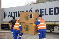 ENGELLİ ARABASI - Altındağ Belediyesi'nden Bayırbucak Türkmenlerine Yardım Tır'ı